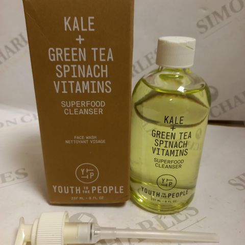 YOUTH TO THE PEOPLE KALE + GREEN TEA SPINACH VITAMINS SUPERFOOD CLEANSER FACE WASH 237ML