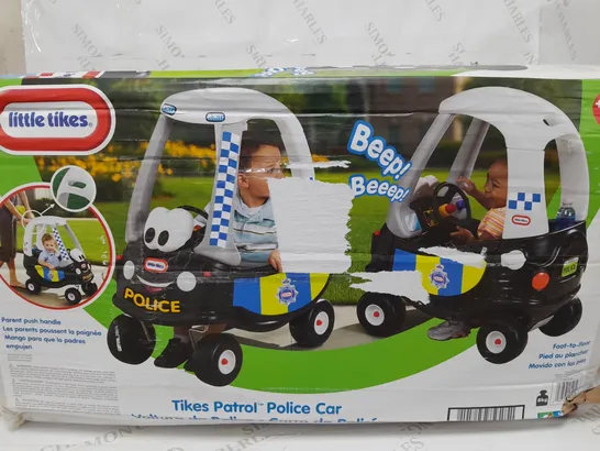 BOXED LITTLE TIKES POLICE PATROL CAR RRP £69.99