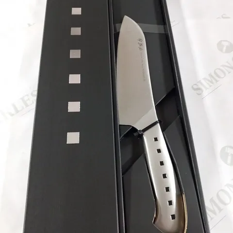 BRAND NEW BOXED SHA RA KU MONO MOLYBDENUM VANADIUM STEEL 18-8 STAINESS STEEL FJ-18 SANTOKU KNIFE