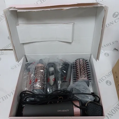 BOXED OPTI-BEAUTY HOT AIR-STYLER WITH ACCESSORIES 