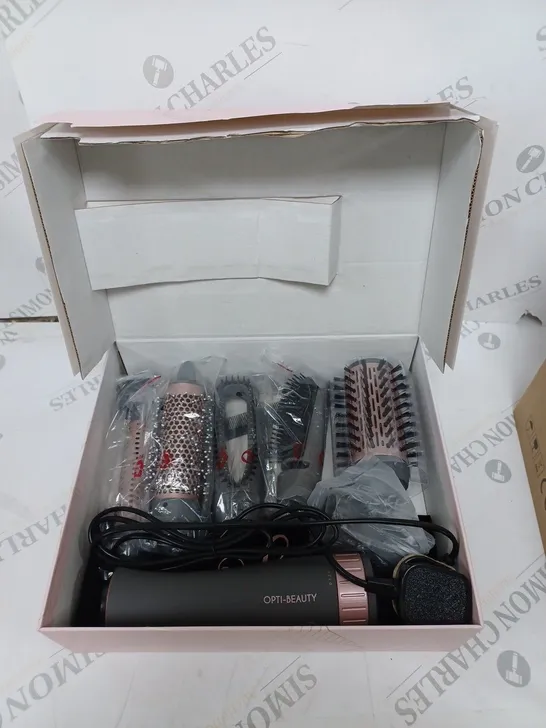 BOXED OPTI-BEAUTY HOT AIR-STYLER WITH ACCESSORIES 