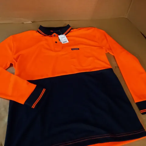 JACKEROO FLURO POLO IN ORANGE - M