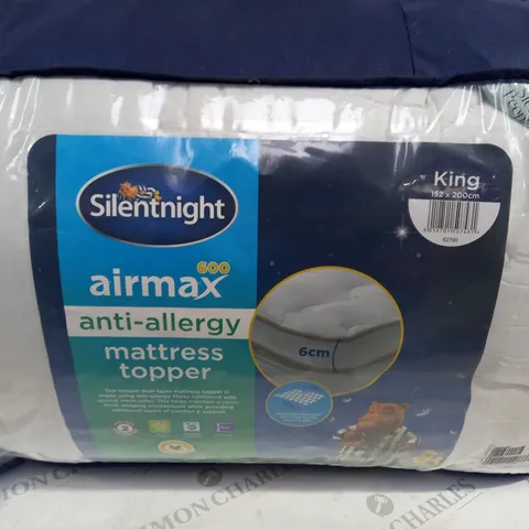 SILENTNIGHT AIRMAX ANTI-ALLERGY MATTRESS TOPPER