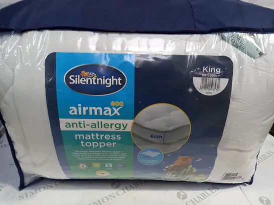 SILENTNIGHT AIRMAX ANTI-ALLERGY MATTRESS TOPPER