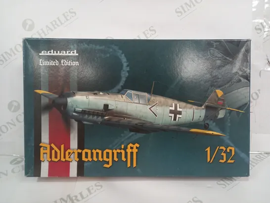 EDUARD 11107 LIMITED EDITION 1/32 SCALE ADLERANGRIFF BF 109 IN THE BATTLE OF BRITAIN MODEL