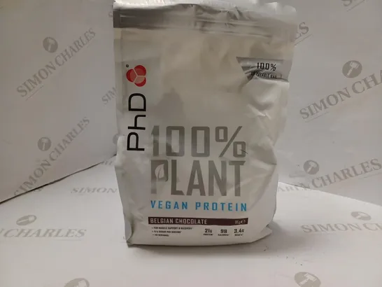 PHD NUTRITION 100% PLANT VEGAN APPROVED PROTEIN POWDER BELGIAN CHOCO (1kg)