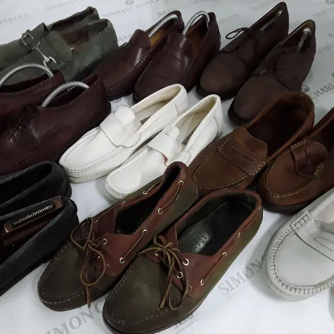 LOT OF 15 ASSORTED PAIRS OF SHOES IN VARIOUS SIZES