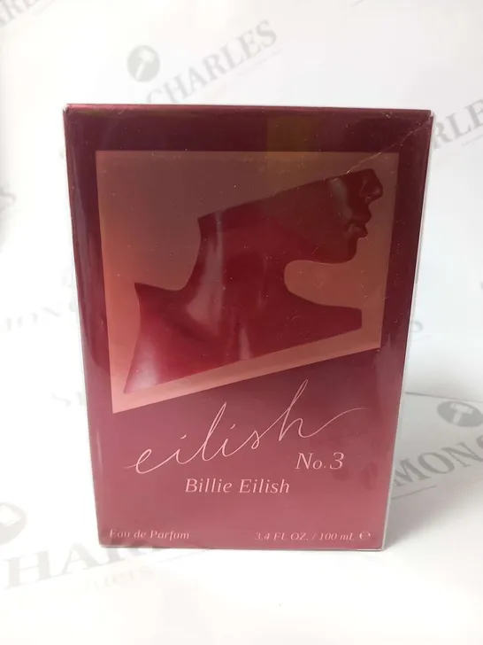 BOXED AND SEALED EILISH NO.3 BILLIE EILISH EAU DE PARFUM 100ML