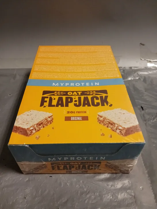 BOXED AND SEALED MY PROTEIN OAT FLAPJACKS (12x80g)