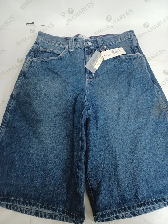 BDG URBAN OUTFITTERS DEMIN BLUE JORTS - MEDIUM