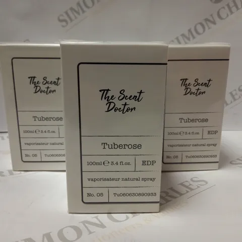 LOT OF 7 X 100ML THE SCENT DOCTOR TUBEROSE EAU DE PARFUM SPRAY