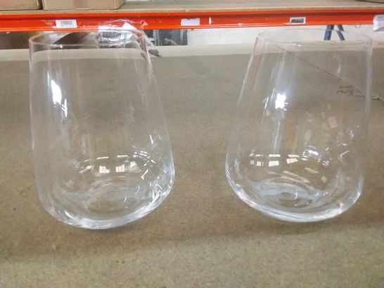 LOT OF 6 NUDE ION SHIELDED WATER GLASSES (3 BOXES OF 2PC)