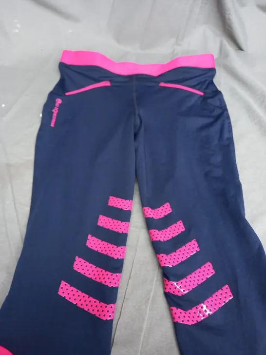 GS EQUESTRIAN NAVY LEGGINGS - SIZE 16