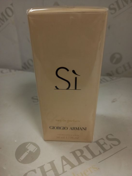 BOXED AND SEALED GIORGIO ARMANI SI EAU DE PARFUM 50ML