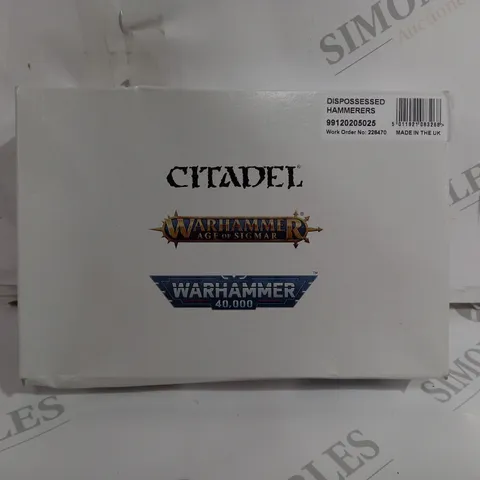 BOXED WARHAMMER AGE OF SIGMAR DISPOSSESSED HAMMERERS / LONGBEARDS