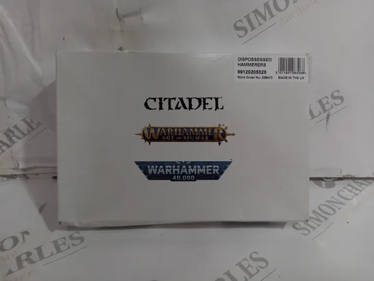 BOXED WARHAMMER AGE OF SIGMAR DISPOSSESSED HAMMERERS / LONGBEARDS