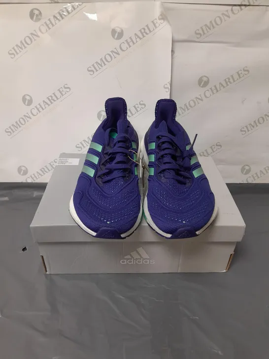 ADIDAS MENS BLUE ULTRABOOST TRAINERS BLUE. SIZE 9.5