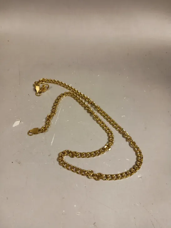 ADAMANS GOLD CHAIN LINK NECKLACE 