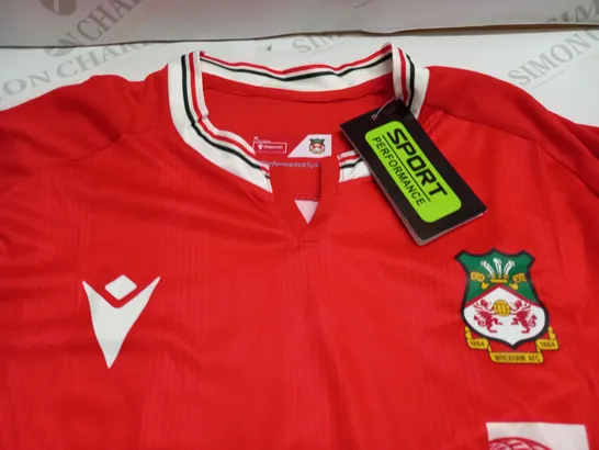 SPORTS PERFORMANCE REPLICA WREXHAM AFX FOOTBALL SHIRT - M