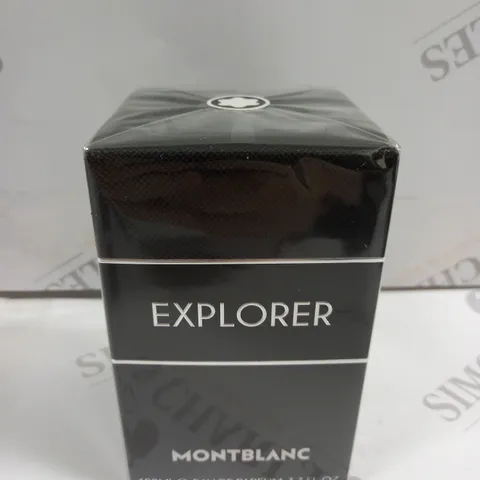 BOXED AND SEALED EXPLORER MONT BLANC EAU DE PARFUM 100ML