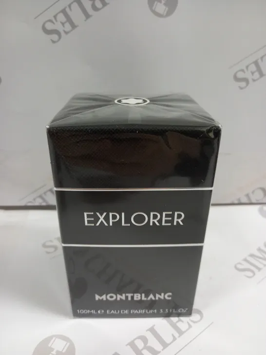 BOXED AND SEALED EXPLORER MONT BLANC EAU DE PARFUM 100ML