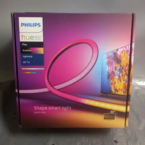 PHILLIPS HUE GRADIENT LIGHT STRIP FOR 65" TV