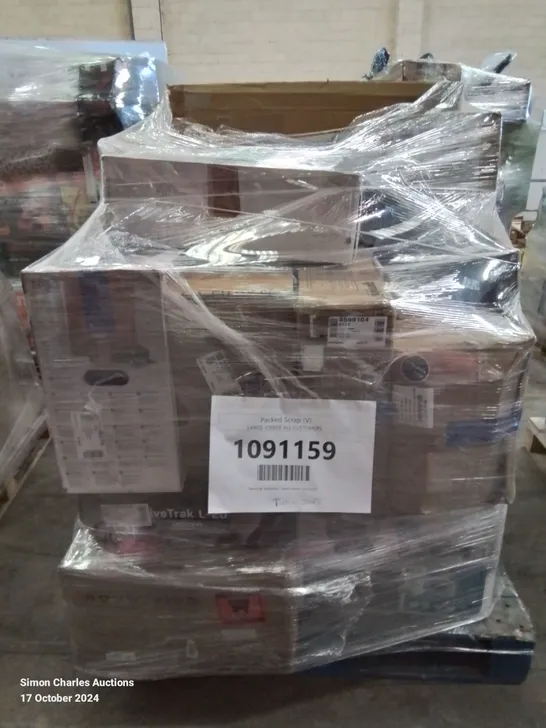 PALLET OF APPROXIMATELY 16 UNPROCESSED RAW RETURN ELECTRICAL GOODS TO INCLUDE;