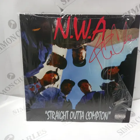 NWA STRAIGHT OUTTA COMPTON SIGNED VINYL