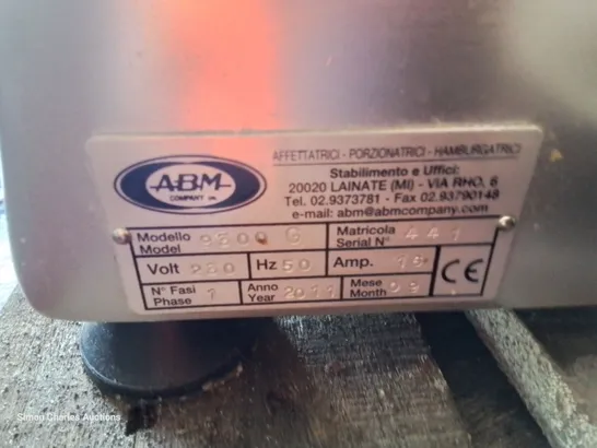 ABM ELECTRIC MEAT SLICER Model 9300