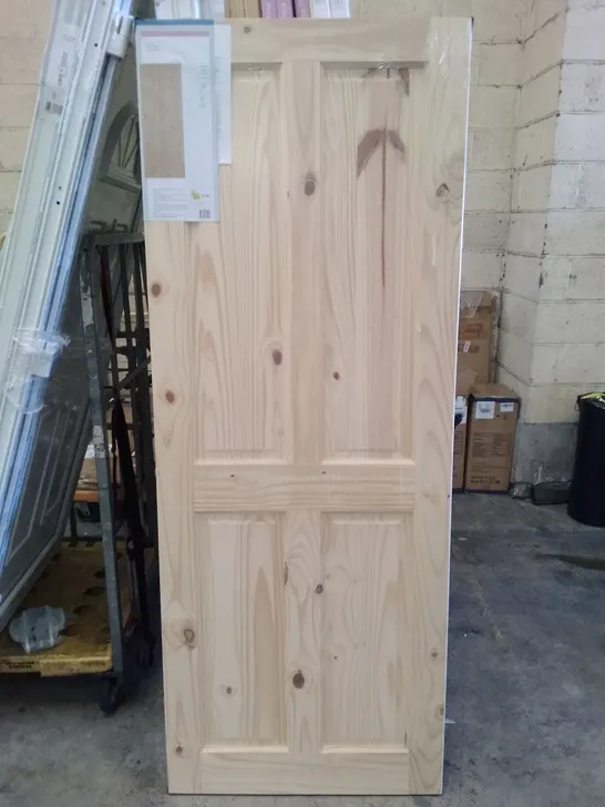 4 PANEL KNOTTY PINE INTERNAL DOOR 1981×762×35MM