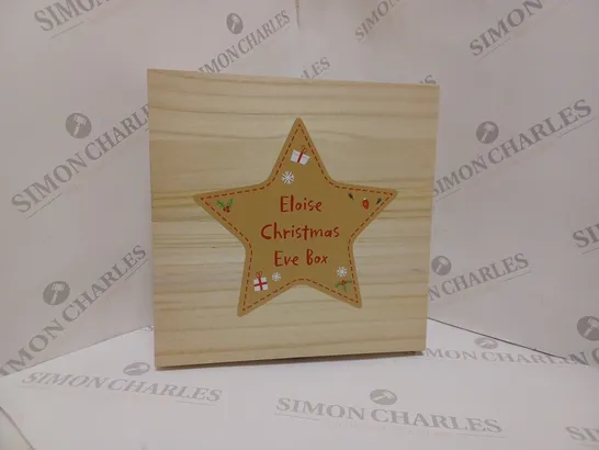 boxed The Personalised Memento Company Star Christmas Eve Box RRP £24.99