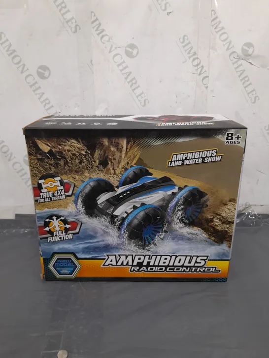 BOXED AND SEALED REMOTE CONTROL AMPHIBIOUS CAR TOY