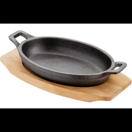 BOXED JUDGE SIZZLE & SERVE, 16 X 11cm CASSEROLE DISH 