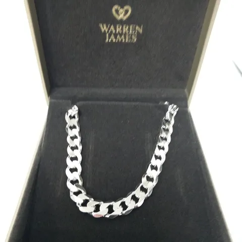 BOXED WARREN JAMES SILVER CHAIN