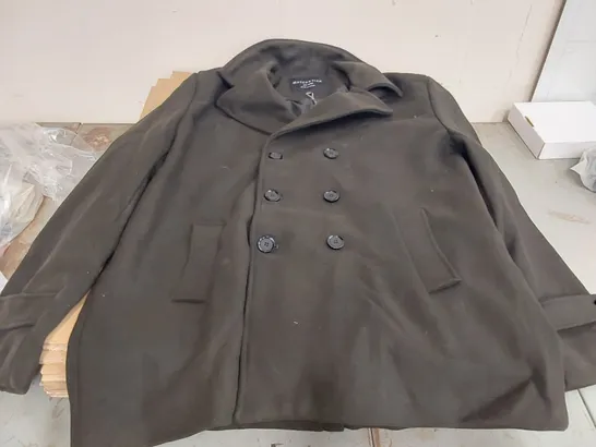 MATCHSTICK MEN'S PEA COAT - SIZE XXL