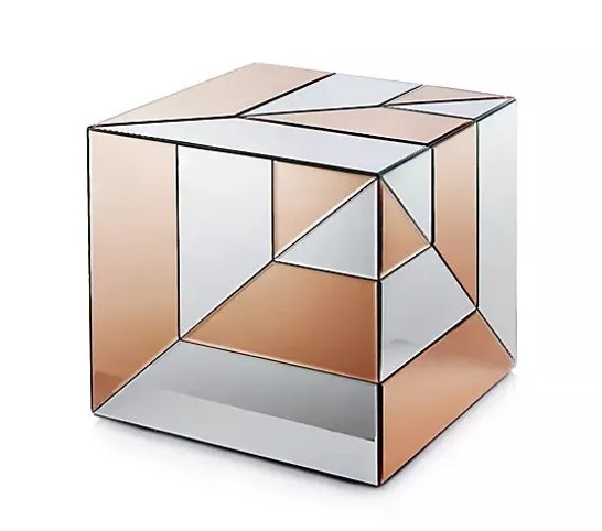 JM BY JULIEN MACDONALD TWO TONED CUBE- ROSE/SILVER