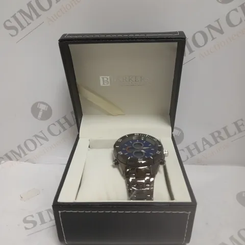 BOXED BARKERS OF KENSINGTON PREMIER SPORT WATCH IN BLUE