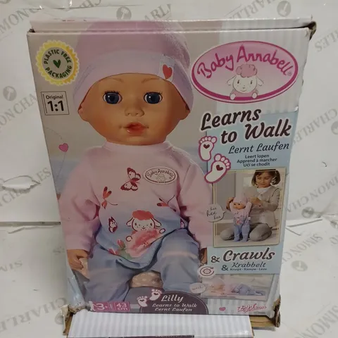 BABY ANNABELL LILLY LEARNS TO WALK 43CM DOLL