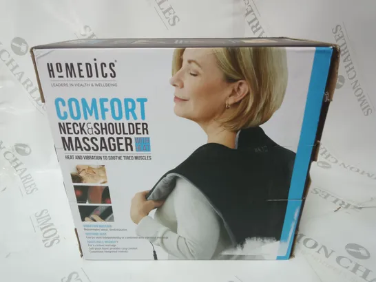 BOXED HOMEDICS COMFORT NECK & SHOULDERS MASSAGER WITH HEAT