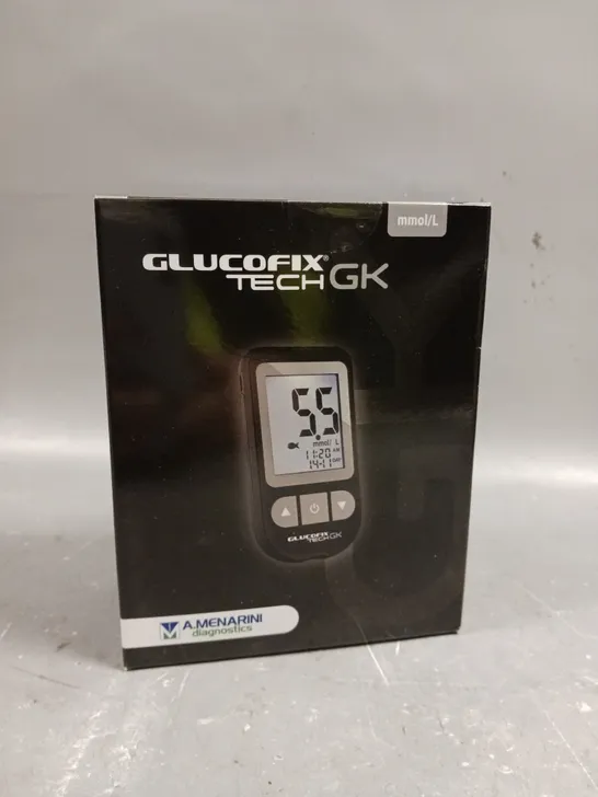 BOXED SEALED A.MENARINI GLUCOFIX TECH GK SELF MONITORING SYSTEM 