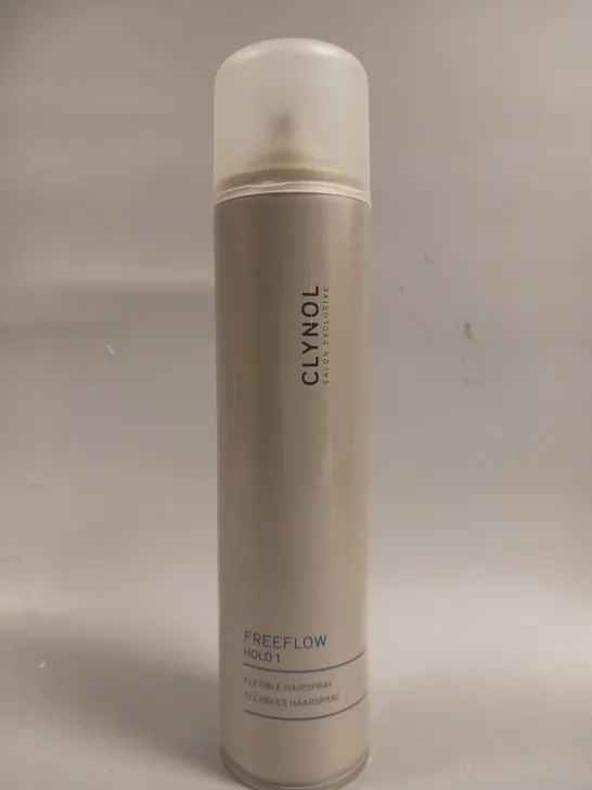 12 X CLYNOL SALON EXCLUSIVE FREEFLOW HOLD 1 FLEXIBLE HAIRSPRAY 