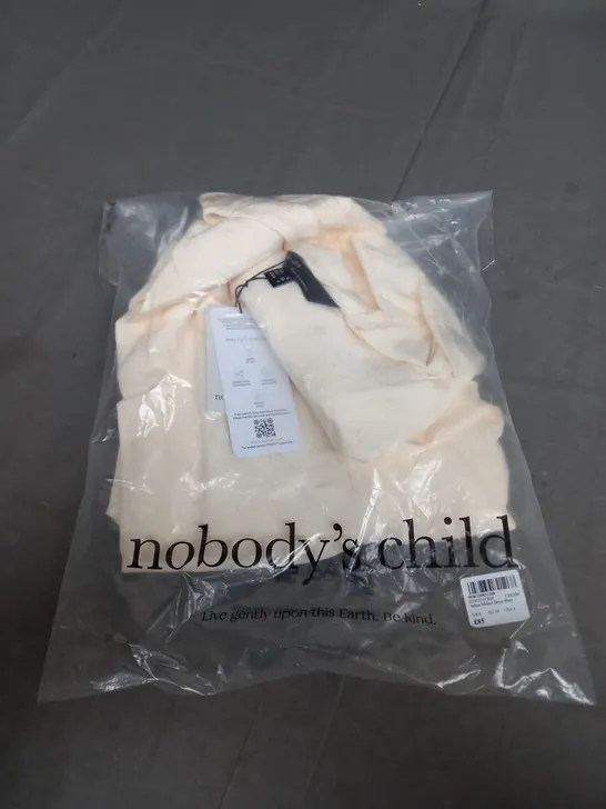 SEALED NOBODYS CHILD SELMA MIDAXI DRESS PLAIN CREAM - UK 8