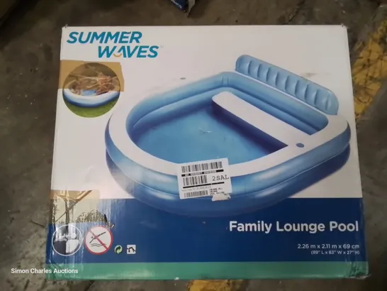 BOXED FAMILY LOUNGE INFLATABLE POOL