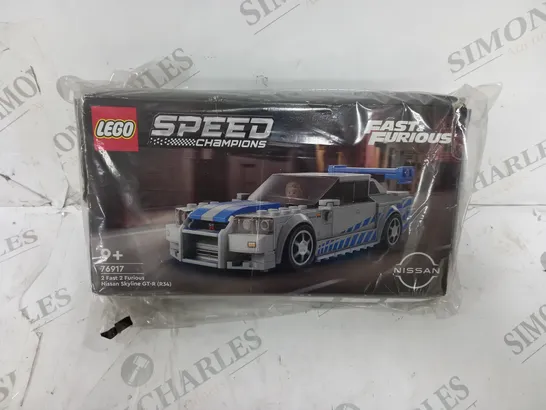 BOXED LEGO SPEED CHAMPIONS 2 FAST 2 FURIOUS NISSAN SKYLINE 76917 RRP £20.5