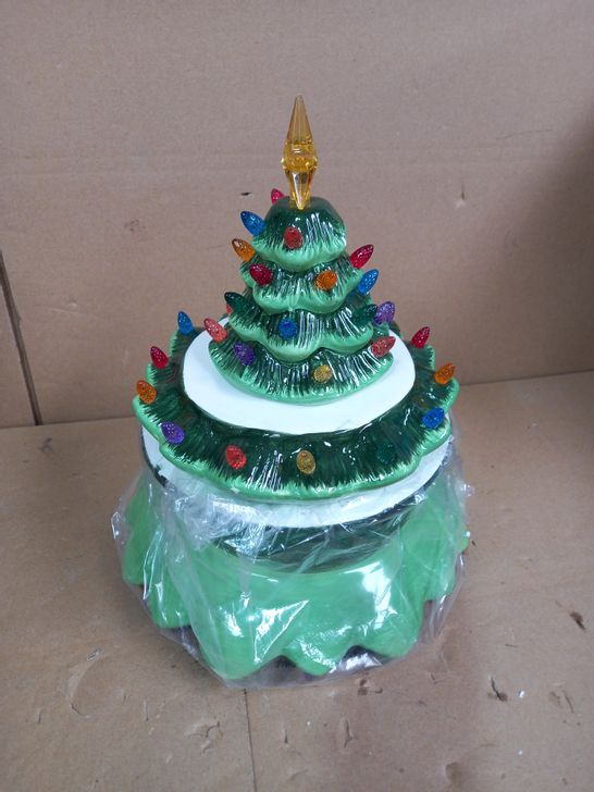 MR CHRISTMAS NOSTALGIC TREE TIERED CAKE STAND