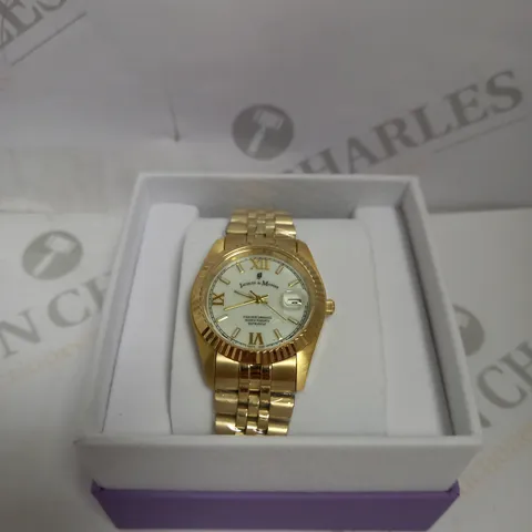 JACQUES DU MANOIR INSPIRATION ROMAN GOLD LADIES WATCH 