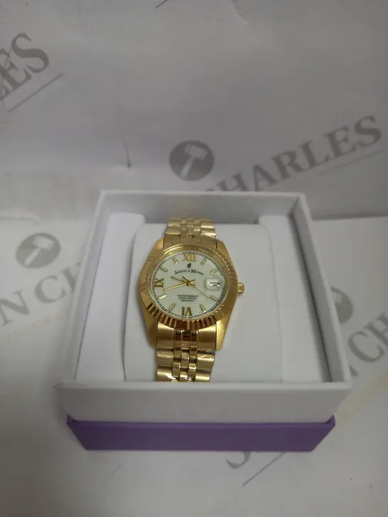 JACQUES DU MANOIR INSPIRATION ROMAN GOLD LADIES WATCH 