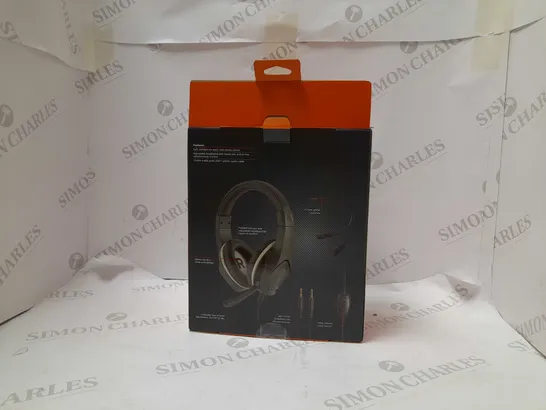 BLACKWEB STEREO PC GAMING HEADSET 3.5M JACK