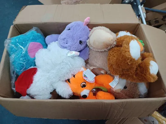 APPROXIMATELY 20 ASSORTED PLUSH SOFT TOYS