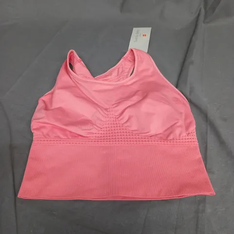 SWEATY BETTY STAMINA LONGLINE WORKOUT BRA - LARGE